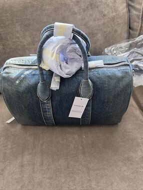 NWT Coach Loved Denim Compass 35 CDU95